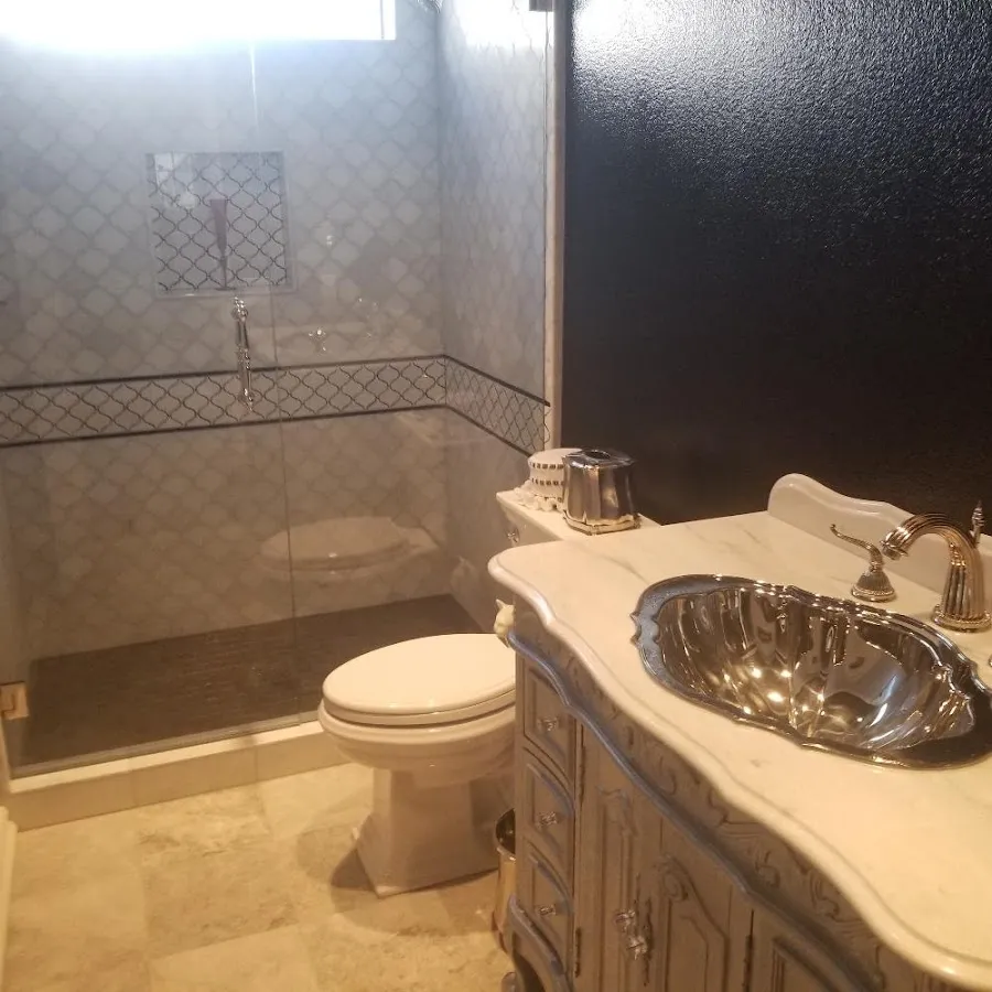 Professional plumbing work and bathroom remodeling in Bensville